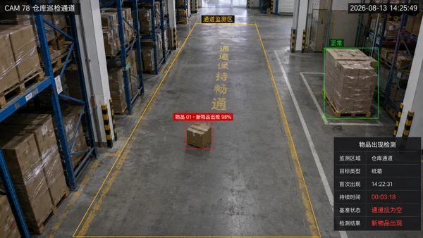物品出现 · 场景效果示意